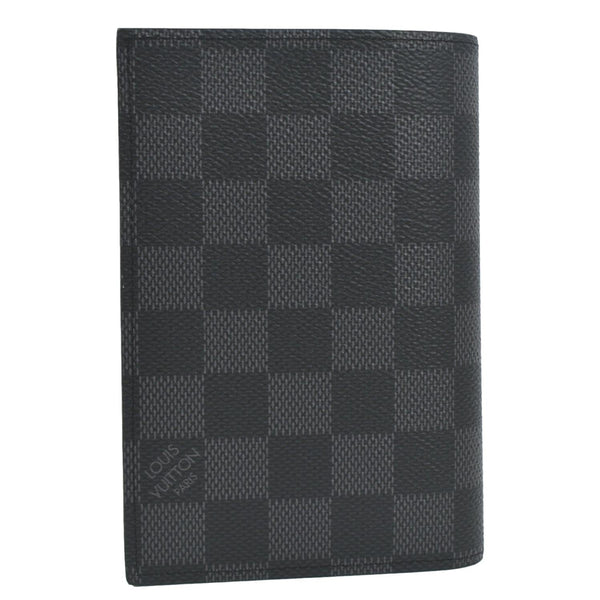 LOUIS VUITTON James Damier Graphite Canvas Wallet Black