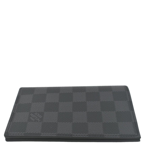 LOUIS VUITTON James Damier Graphite Canvas Wallet Black