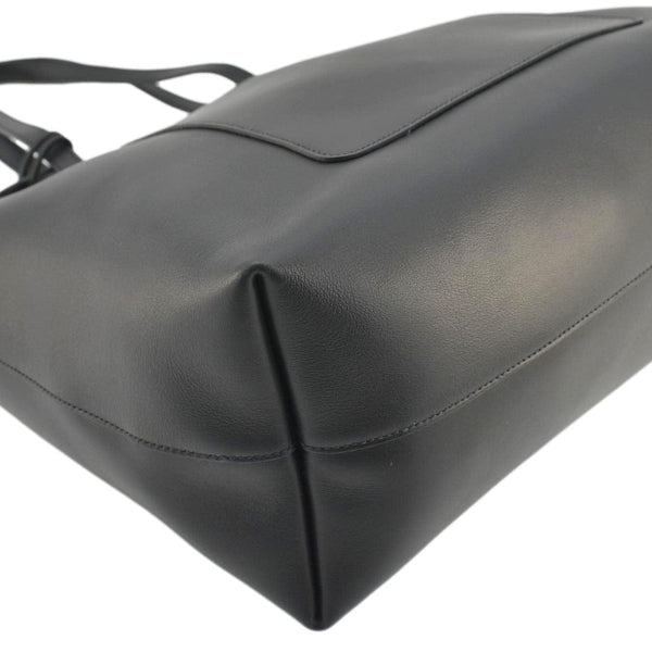 PRADA City Large Calf Leather Shopping Tote Shoulder Bag Black