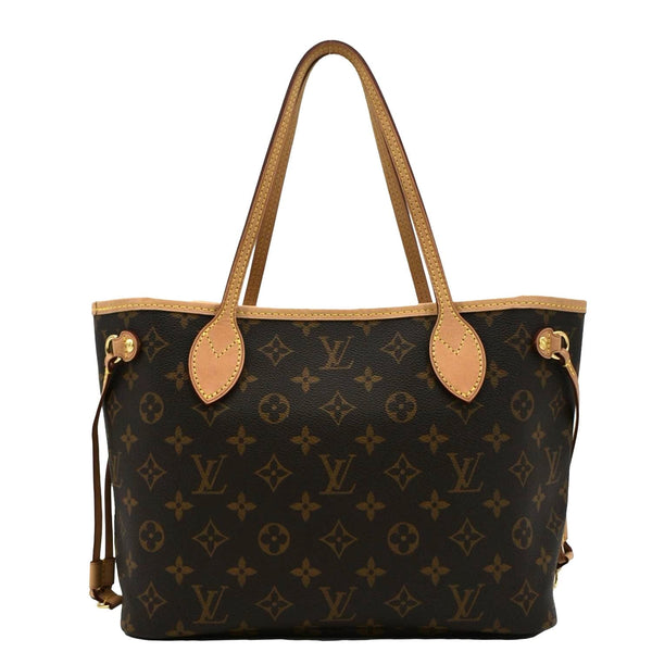 LOUIS VUITTON Neverfull PM Tote Bag Fuchsia front side