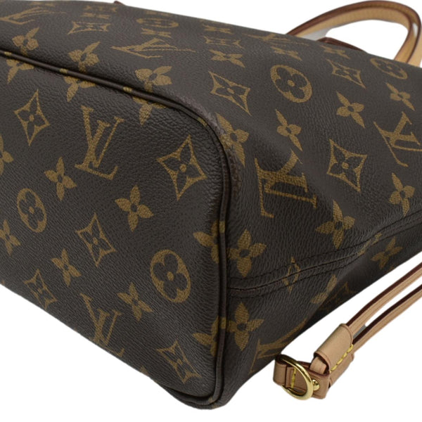 LOUIS VUITTON Neverfull PM Monogram Canvas Tote Bag Fuchsia