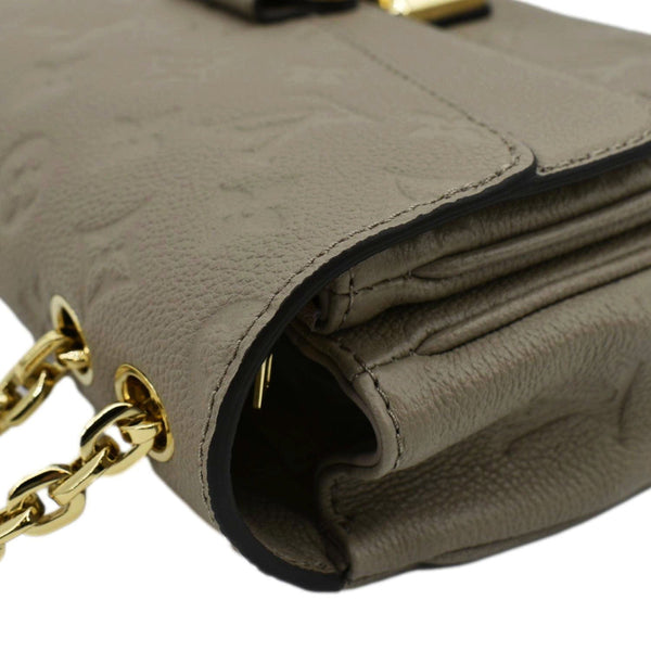 LOUIS VUITTON Marceau PM Monogram Empreinte Leather Shoulder Bag Turtledove