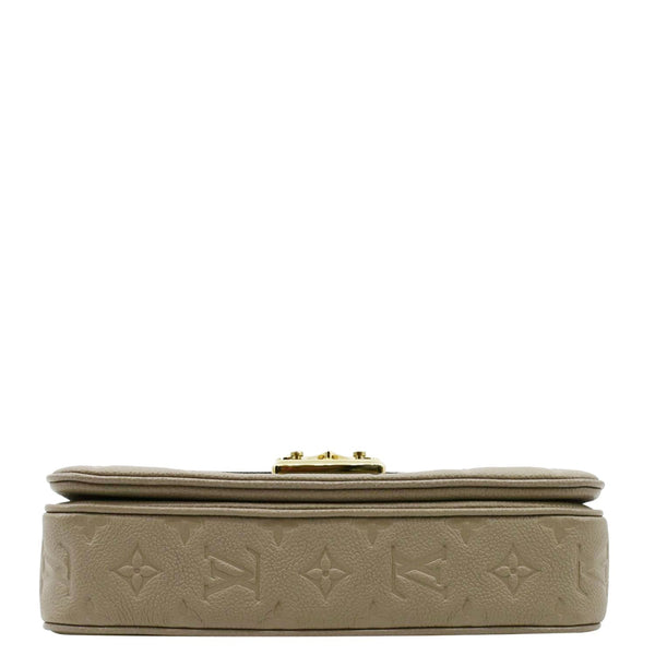 LOUIS VUITTON Marceau PM Monogram Empreinte Leather Shoulder Bag Turtledove