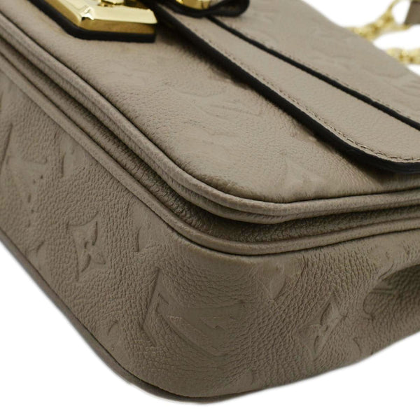 LOUIS VUITTON Marceau PM Monogram Empreinte Leather Shoulder Bag Turtledove