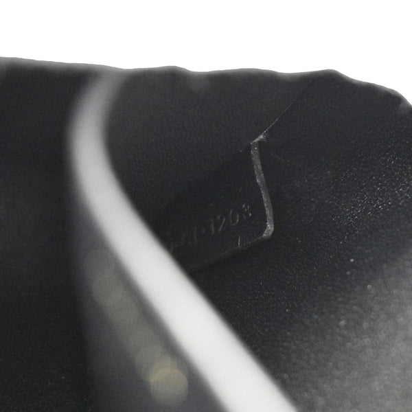 CELINE Triomphe Shiny Calfskin Leather Shoulder Bag Black