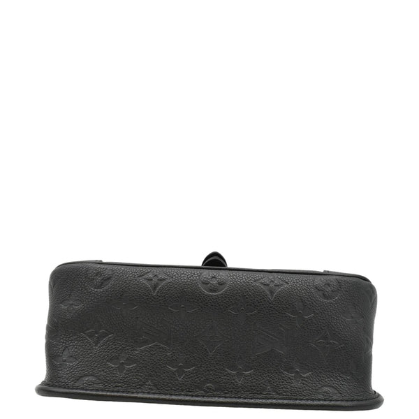 LOUIS VUITTON Diane Empreinte Leather Crossbody Bag Black