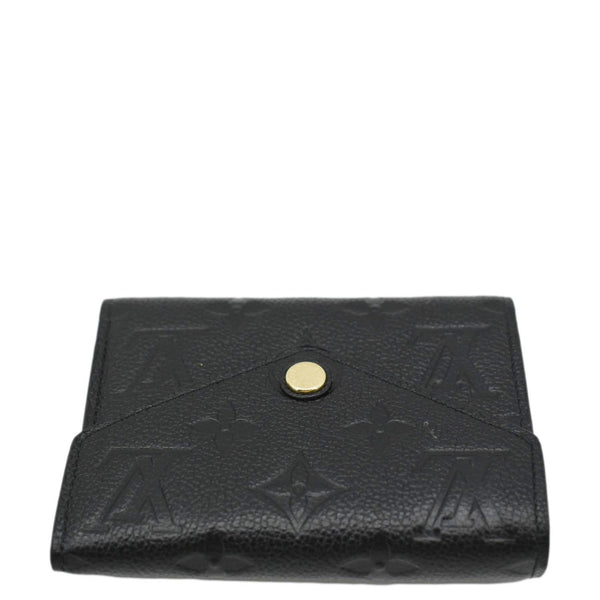 LOUIS VUITTON Victorine Monogram Empreinte Wallet Black
