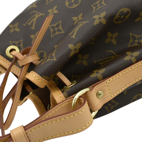 LOUIS VUITTON Noe BB Monogram Canvas Shoulder Bag Brown