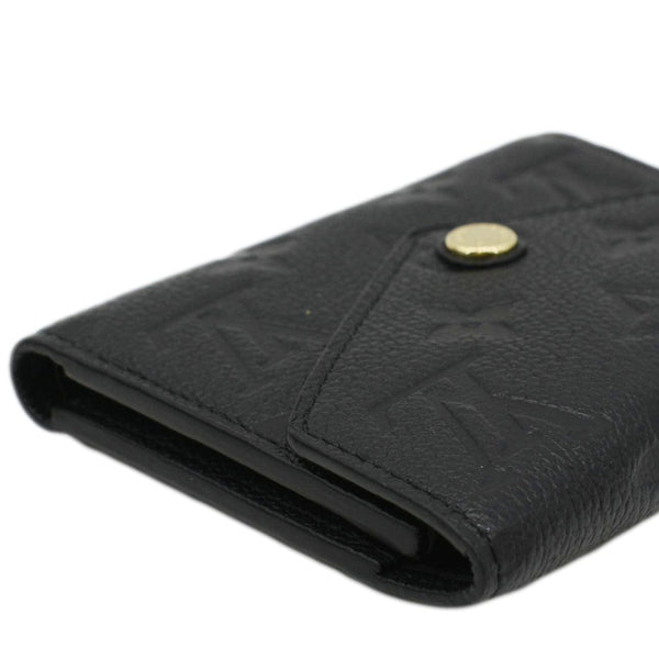 LOUIS VUITTON Victorine Monogram Empreinte Wallet Black