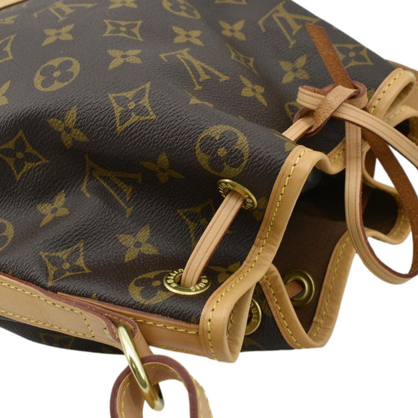 LOUIS VUITTON Noe BB Monogram Canvas Shoulder Bag Brown
