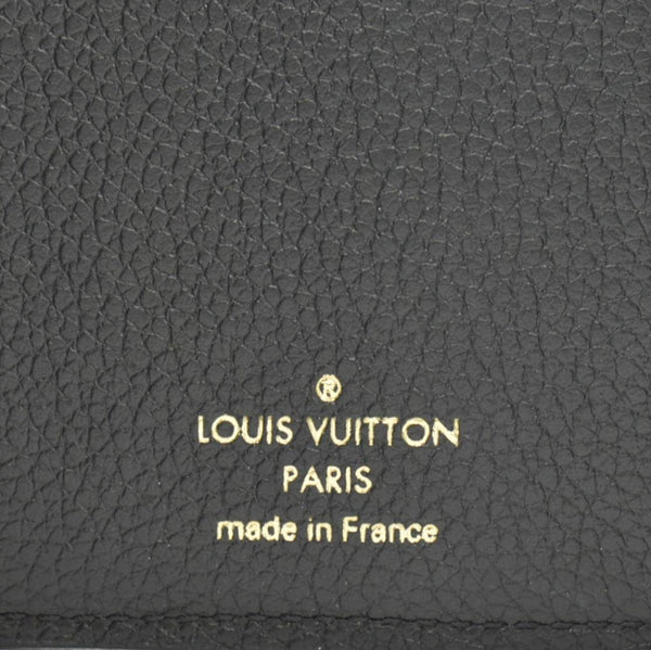 LOUIS VUITTON Victorine Monogram Empreinte Wallet Black