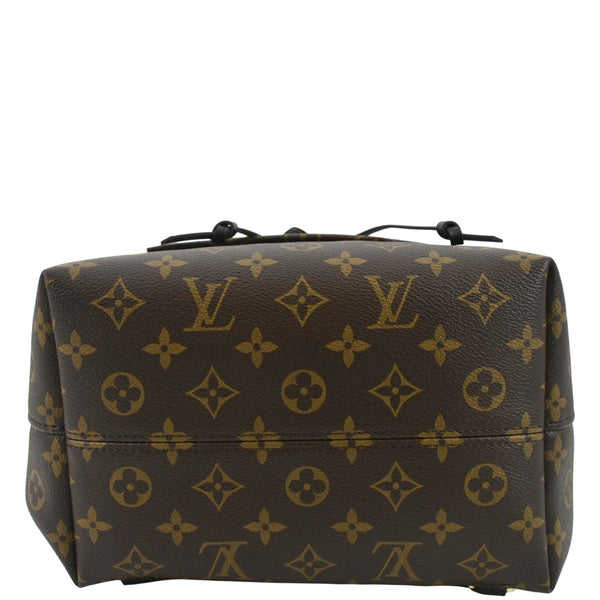 LOUIS VUITTON Montsouris NM Monogram Canvas Leather Backpack Bag Black