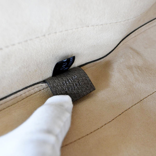 GUCCI Ophidia Soft Medium GG Supreme Tote Shoulder Bag Beige 547947