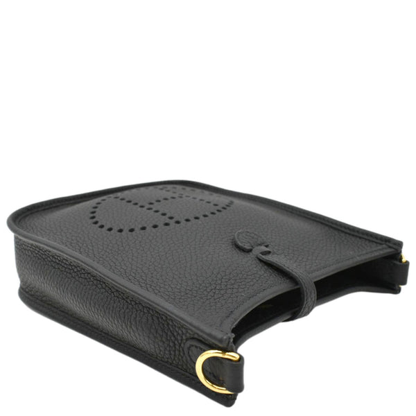 HERMES Evelyne TPM Crossbody Bag Black corner look