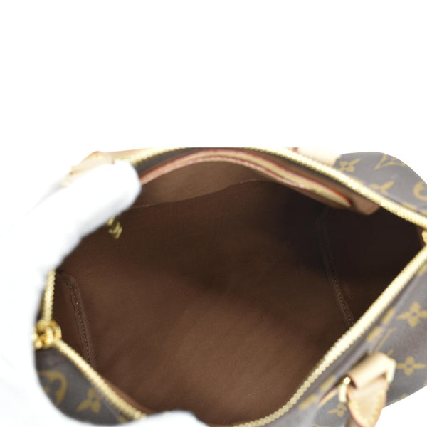 LOUIS VUITTON Speedy 25 Bandouliere Monogram Canvas Shoulder Bag Brown