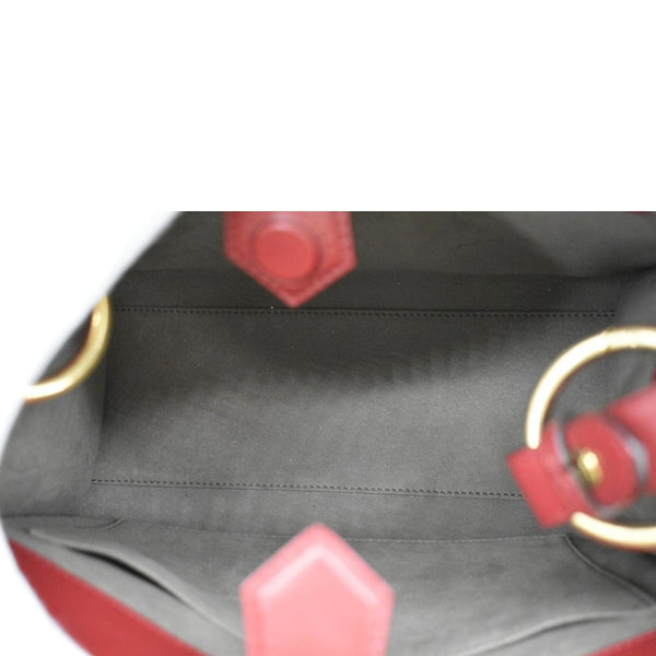 FENDI Runaway Small Leather Tote Bag Red