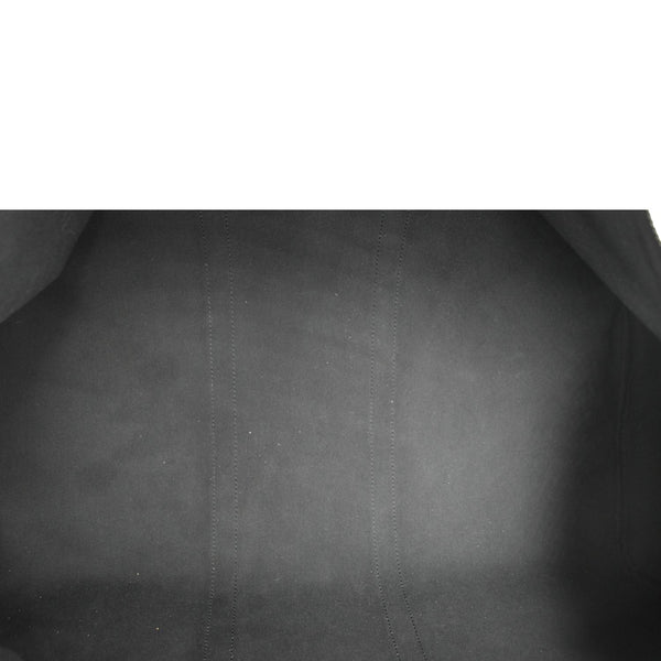 LOUIS VUITTON Keepall 55 Bandouliere Monogram Eclipse Travel Bag Black