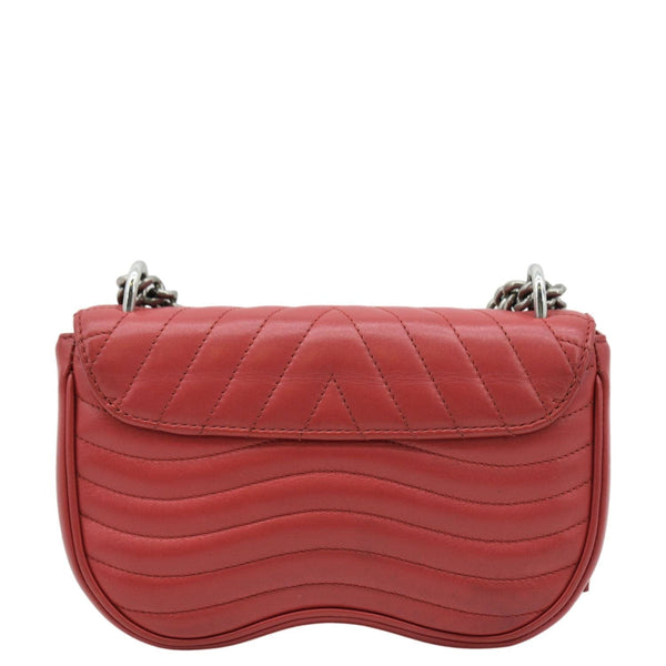 LOUIS VUITTON New Wave Shoulder Bag Red -backs ide
