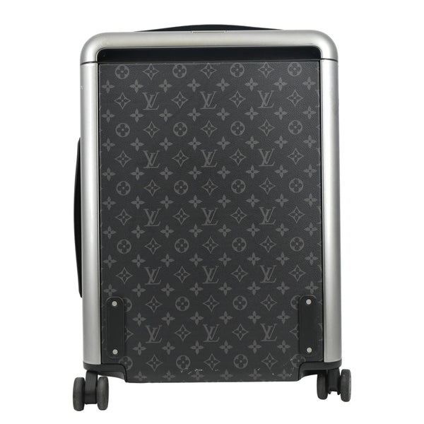 LOUIS VUITTON Horizon 55 Monogram Eclipse Canvas Rolling Suitcase Black