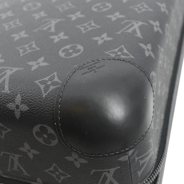 LOUIS VUITTON Horizon 55 Monogram Eclipse Canvas Rolling Suitcase Black