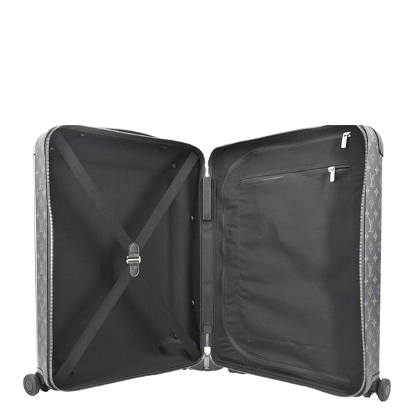 LOUIS VUITTON Horizon 55 Monogram Eclipse Canvas Rolling Suitcase Black