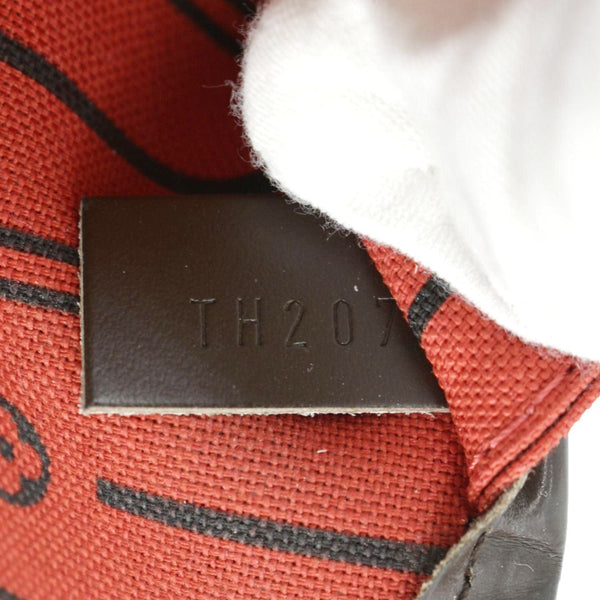 LOUIS VUITTON Neverfull GM Damier Ebene Tote Shoulder Bag Brown