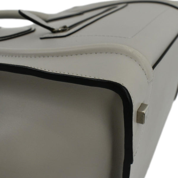 CELINE Luggage Smooth Leather Tote Bag Gray