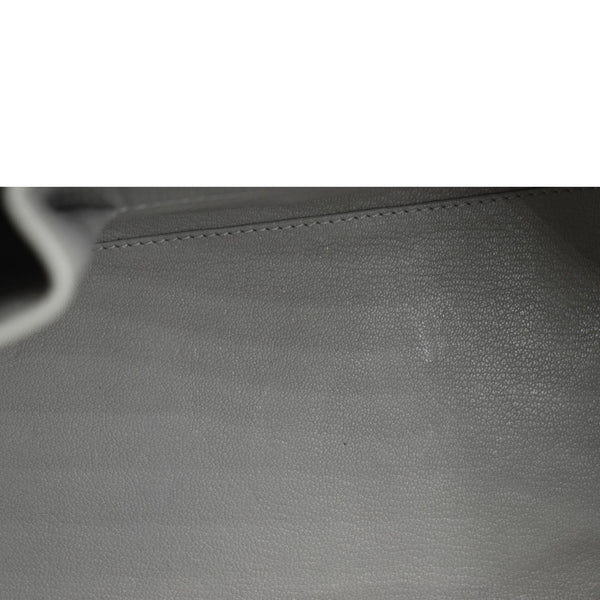 CELINE Luggage Smooth Leather Tote Bag Gray