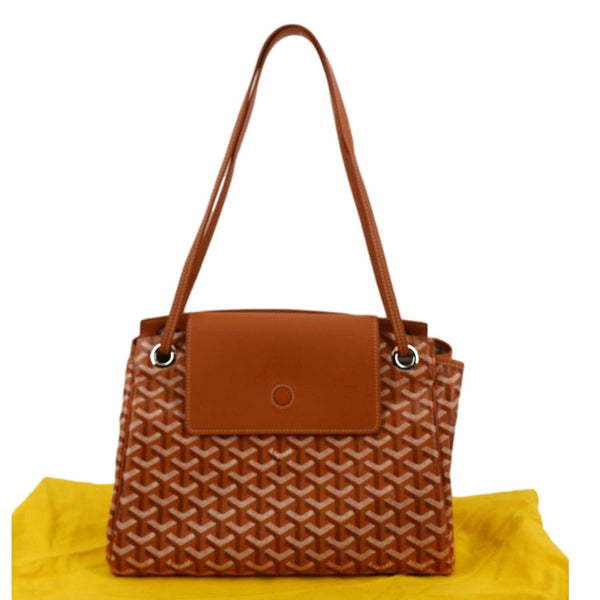 GOYARD Rouette Soft Canvas Shoulder Bag Orange