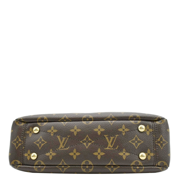 LOUIS VUITTON Pallas BB Monogram Canvas Shoulder Bag Brown