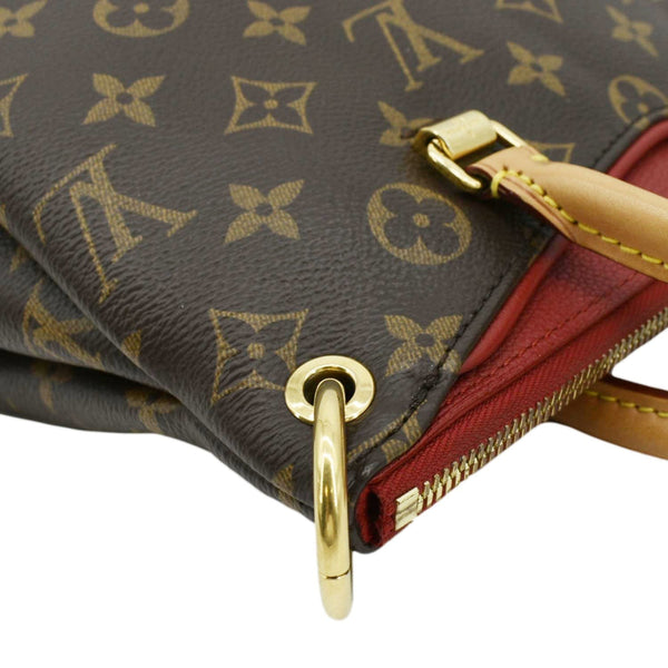LOUIS VUITTON Pallas BB Monogram Canvas Shoulder Bag Brown