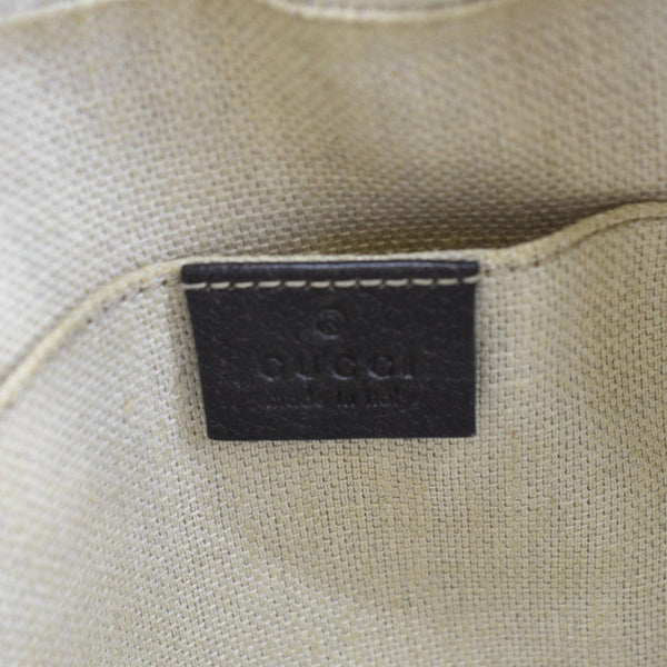 GUCCI Bee Web GG Canvas Camera Crossbody Bag Beige 412008