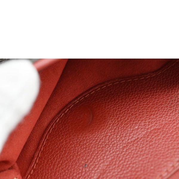 LOUIS VUITTON Pallas BB Monogram Canvas Shoulder Bag Brown