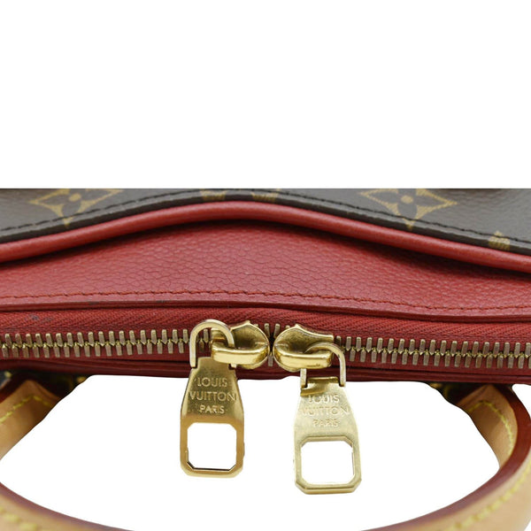 LOUIS VUITTON Pallas BB Monogram Canvas Shoulder Bag Brown