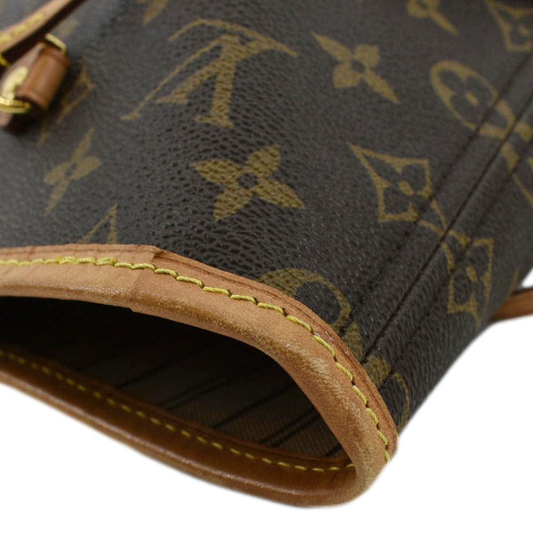 LOUIS VUITTON Neverfull GM Monogram Canvas Tote Bag Brown