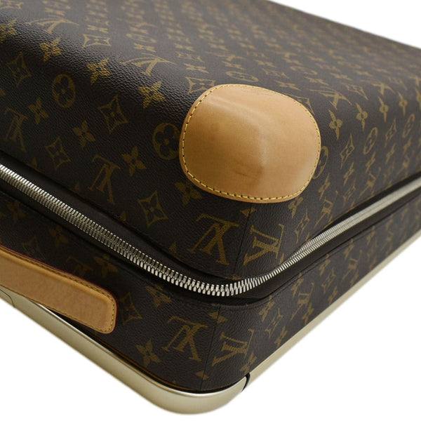 LOUIS VUITTON Horizon 55 Monogram Canvas Rolling Suitcase Brown