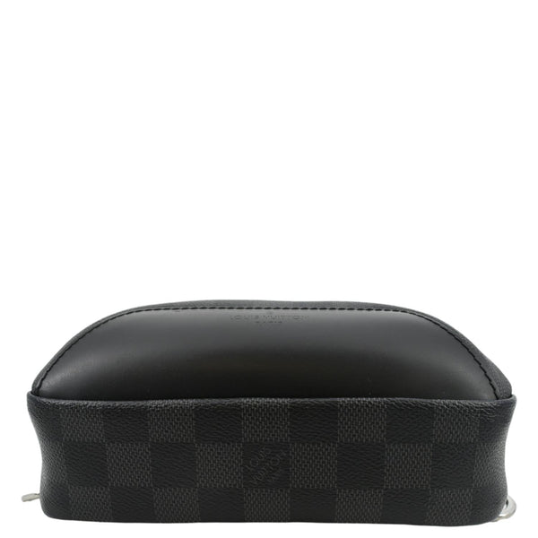 LOUIS VUITTON Avenue Sling Damier Graphite Backpack Bag Black