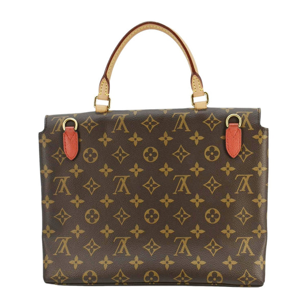 LOUIS VUITTON Marignan Monogram Canvas Shoulder Bag Coquelicot