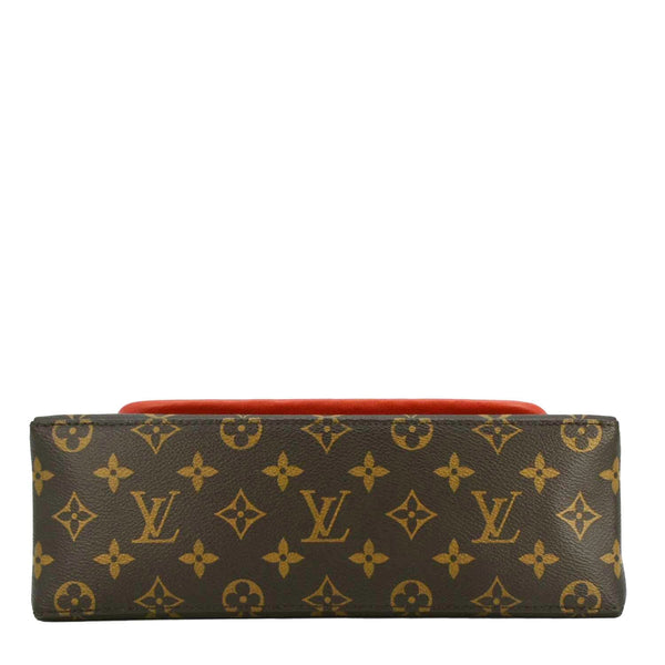 LOUIS VUITTON Marignan Monogram Canvas Shoulder Bag Coquelicot