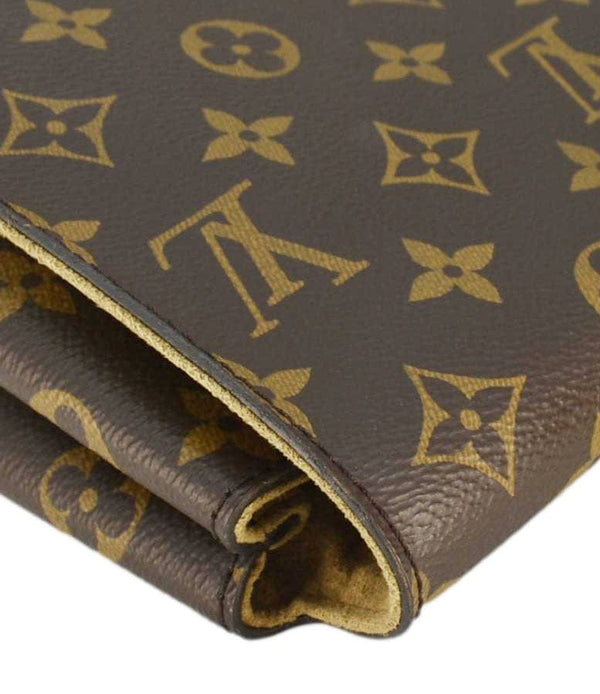 LOUIS VUITTON Marignan Monogram Canvas Shoulder Bag Coquelicot
