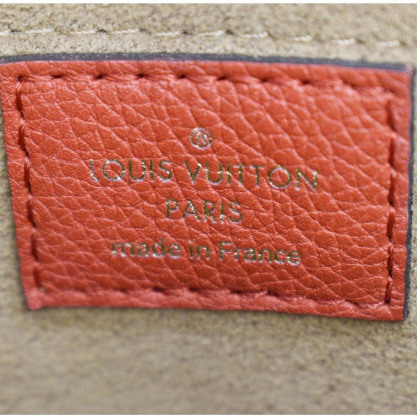 LOUIS VUITTON Marignan Monogram Canvas Shoulder Bag Coquelicot