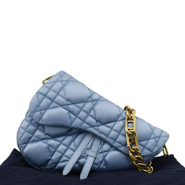 CHRISTIN DIOR x ERL Micro Venice Crossbody Bag Light Blue back look