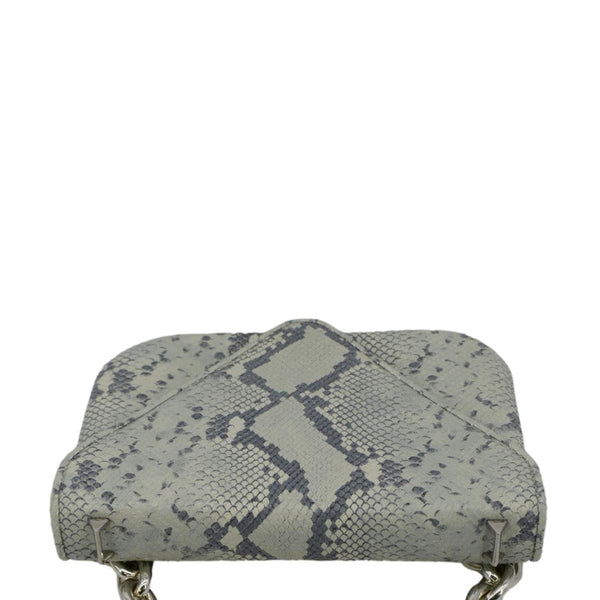 BOTTEGA VENETA Mount Envelope Crossbody Bag Light Green upper