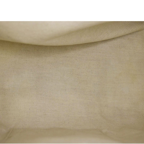 GUCCI Webby Bee GG Canvas Boston Bag Beige 406868