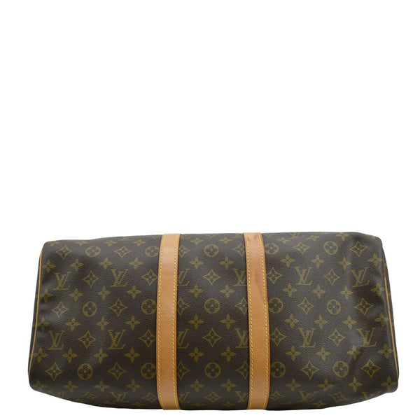 LOUIS VUITTON Keepall 45 Monogram Canvas Travel Bag Brown