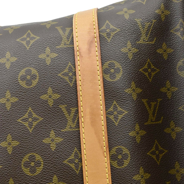 LOUIS VUITTON Keepall 45 Monogram Canvas Travel Bag Brown