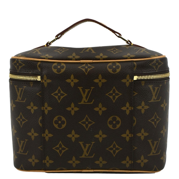 LOUIS VUITTON Nice BB Toiletry Monogram Canvas Vanity Case Brown