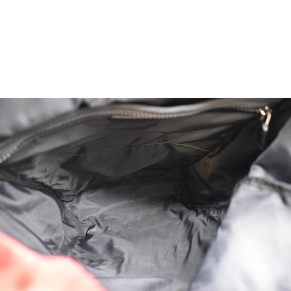 GUCCI Techno Embroidered Canvas Web Backpack Bag Red 450982