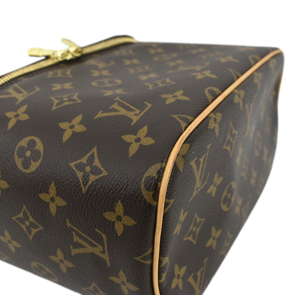 LOUIS VUITTON Nice BB Toiletry Monogram Canvas Vanity Case Brown