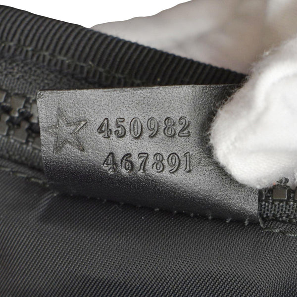 GUCCI Techno Embroidered Canvas Web Backpack Bag Red 450982